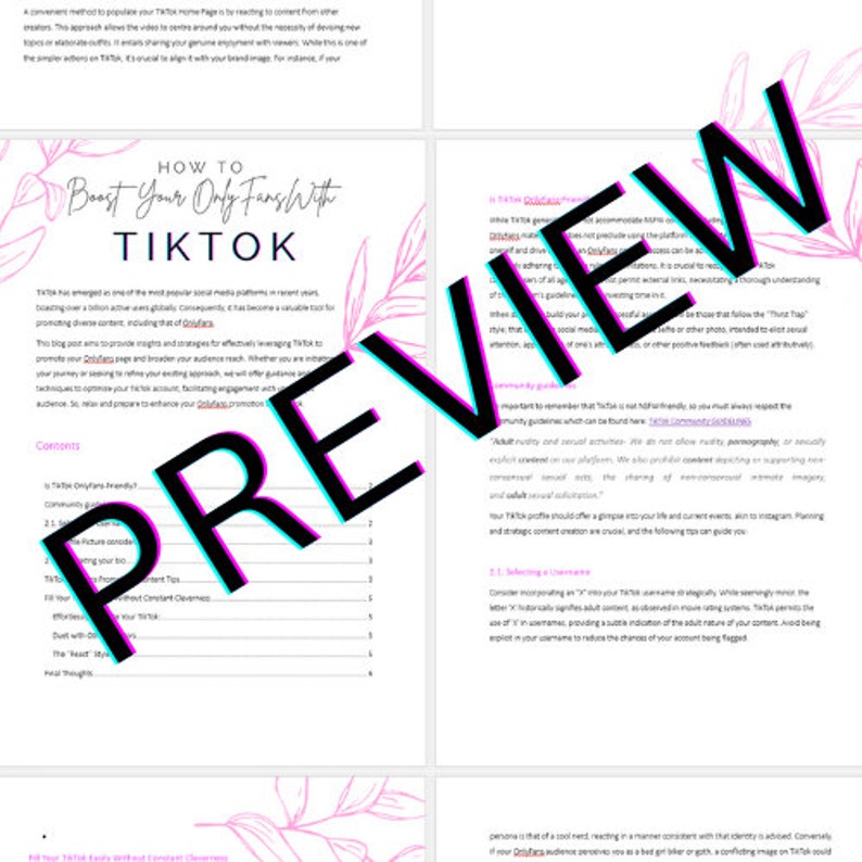 BOOST ONLYFANS traffic with TIKTOK - Learn the hacks to growing followers image 2