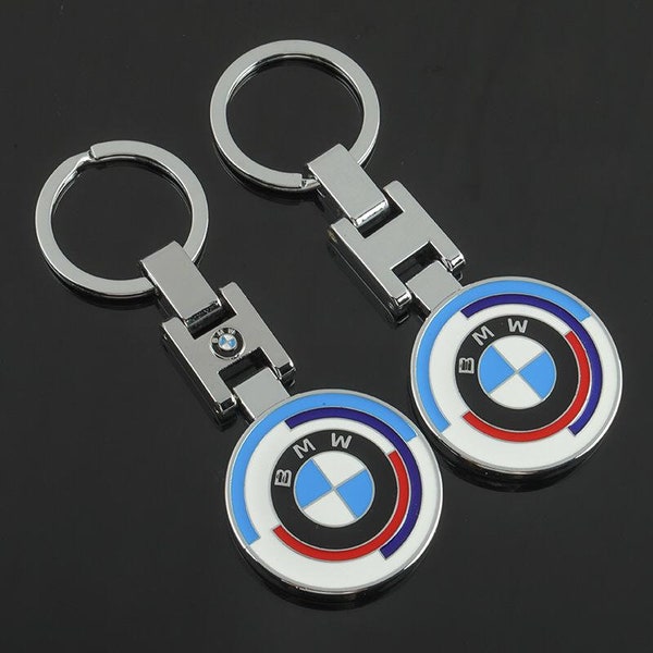 MultiColored Bmw solid keyring