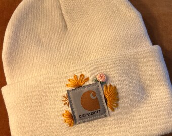 Hand Embroidered Carhartt Beanie