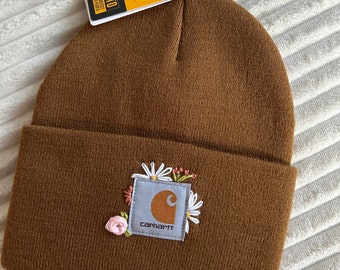 Hand Embroidered Carhartt Beanie