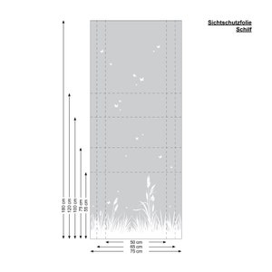 Sichtschutzfolie Schilf maritim Fensterfolie Fensterdeko Milchglasfolie image 6