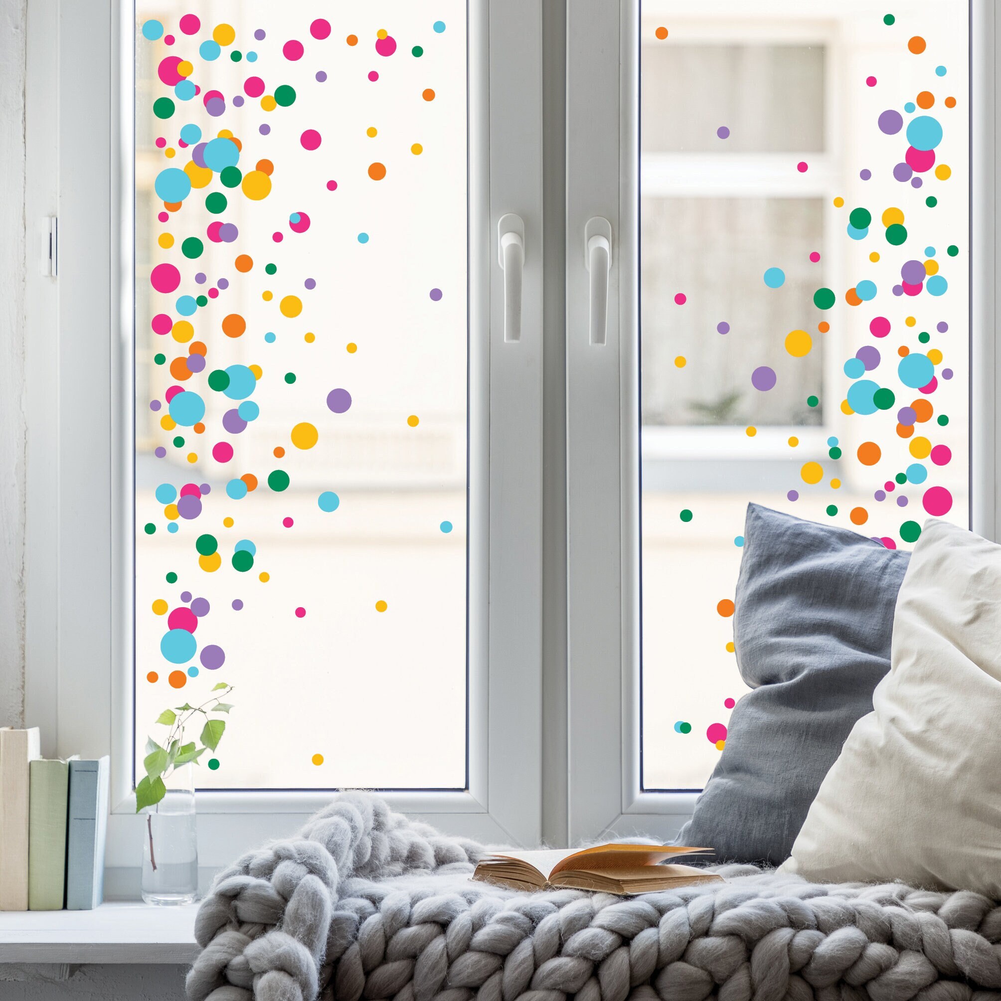 Karneval Fensterbilder – 9 Bögen Mit Clowns & Zirkusmotiven, Je 20x30 Cm, Bunte Aufkleber Für Fensterdekoration