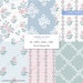 Seamless Floral Print and Boho Floral Repeat Pattern Set Vector File ...