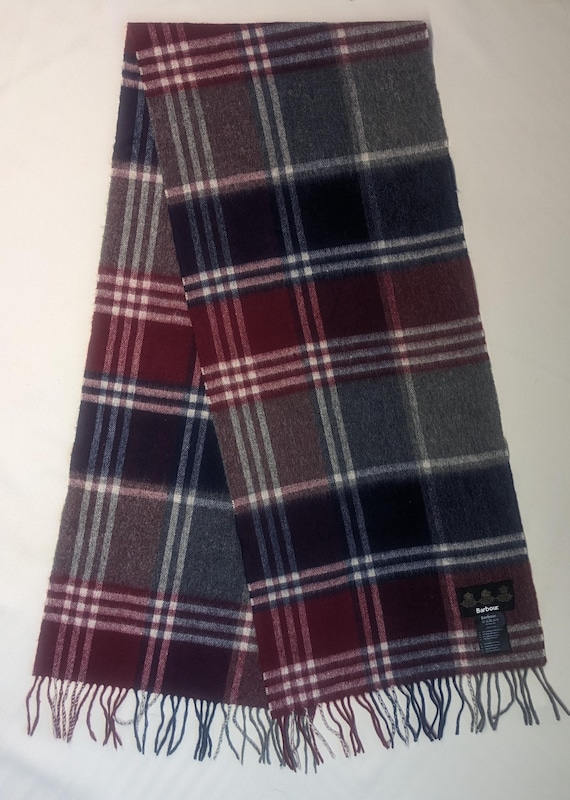 Barbour tattersall check scarf hotsell