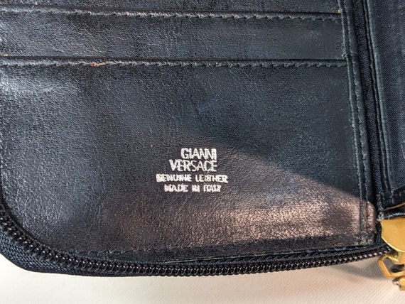 Gianni Versace Miduza Leather Shoulder Bag and wa… - image 5