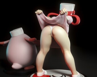 Nurse Joy 3d Stl file for 3d Printing,high quality stl, Figure Stl, 3d Stl, Game, Cartoon, Comic Action Figure