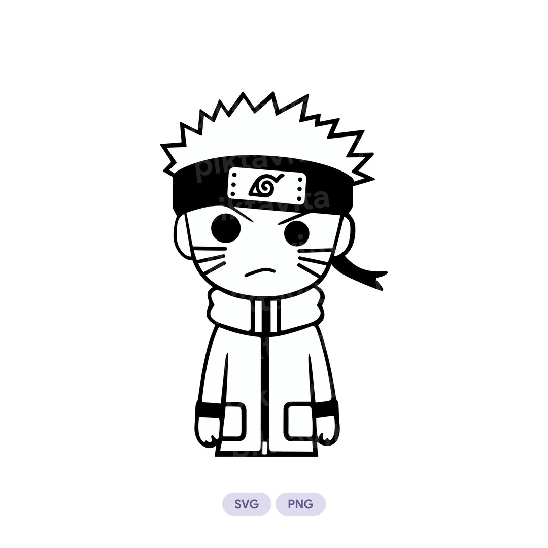 Naruto SVG Manga SVG Anime Svg Png Naruto PNG Cutting Files Etsy