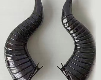 3D print Malleus Draconia horn hairclip , headband ,hand painted