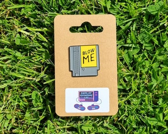 Retro Blow Me Nes Pin Badge Collectible Enamel Badge Cool Funny Gift Christmas Gift Pin Badge