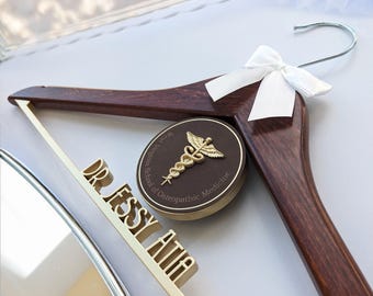 doctor 3d caduceus hanger, medical hanger, doctor coat hanger, doctor gift, graduation gift, doctor graduation, coat hanger, caduceus hanger
