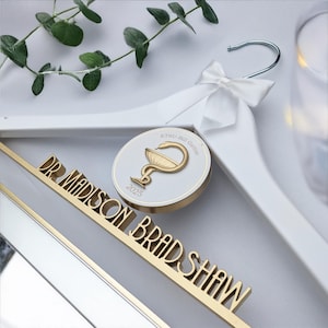 Personalized Pharmacist Hanger: White Coat Ceremony Gift, Pharmacist White Coat Ceremony, Gift Pharmacist, PharmD Hanger, First White Coat