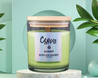 Minti Fir Delight Vela de cera de soja 12 Onz