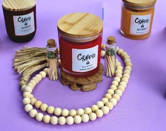 Vela de cera de soja Love Spell