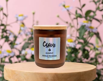 Vela de cera de soja Floral Whispers de 12 onzas