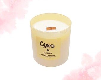 Vela de cera de soja Floral Escape, 12 onzas