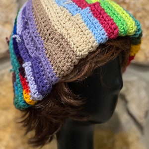 Cute Cat Hanging Men's Beanie Hat Winter Warm Knit Hats Slouch Skull Cap  Fishing Hat Beanies Women Multicolor Soft