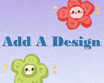 Custom Flower Design Service: Up to 3 Flowers or Name
