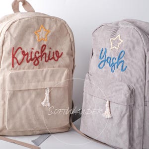 Sac à dos personnalisé pour tout-petit | Cartable préscolaire personnalisé | Sac d'école arc-en-ciel pour enfants avec nom | Idées cadeaux pour garçons et filles