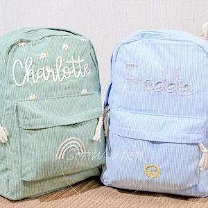 Sac à dos personnalisé pour enfant avec nom : cartable personnalisé pour tout-petit pour garçons et filles, joli cartable pour enfants, parfait pour l'école ou les voyages !