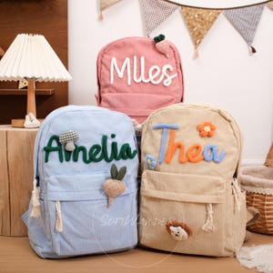 Sac à dos personnalisé pour enfants | Nom personnalisé pour tout-petit et sac préscolaire | Cartable durable pour garçons et filles