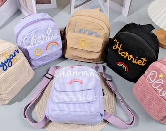 Personalized Mini Backpack: Custom Kids Daycare Travel Bag