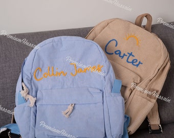 Personalized Kids' Backpacks with Embroidered Name - Custom Daypacks for Your Little Adventurer - Ideal Gifts for Kids