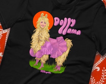 Dolly Llama unisex t shirt