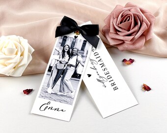 Bridesmaid Proposal Card Will You Be My Bridesmaid Photo Card Bridal Party Proposal Card Gift Idea Maid of Honour Proposal Card Photo Strip
