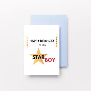 The Weeknd Geburtstagskarte | Starboy inspiriert druckbare Karte | Digitaler Download | Musik Motto Grußkarte