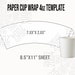 Paper Cup 4 Oz Svg, 4 Ounce Full Wrap, Styrofoam Coffee Cup 4oz ...