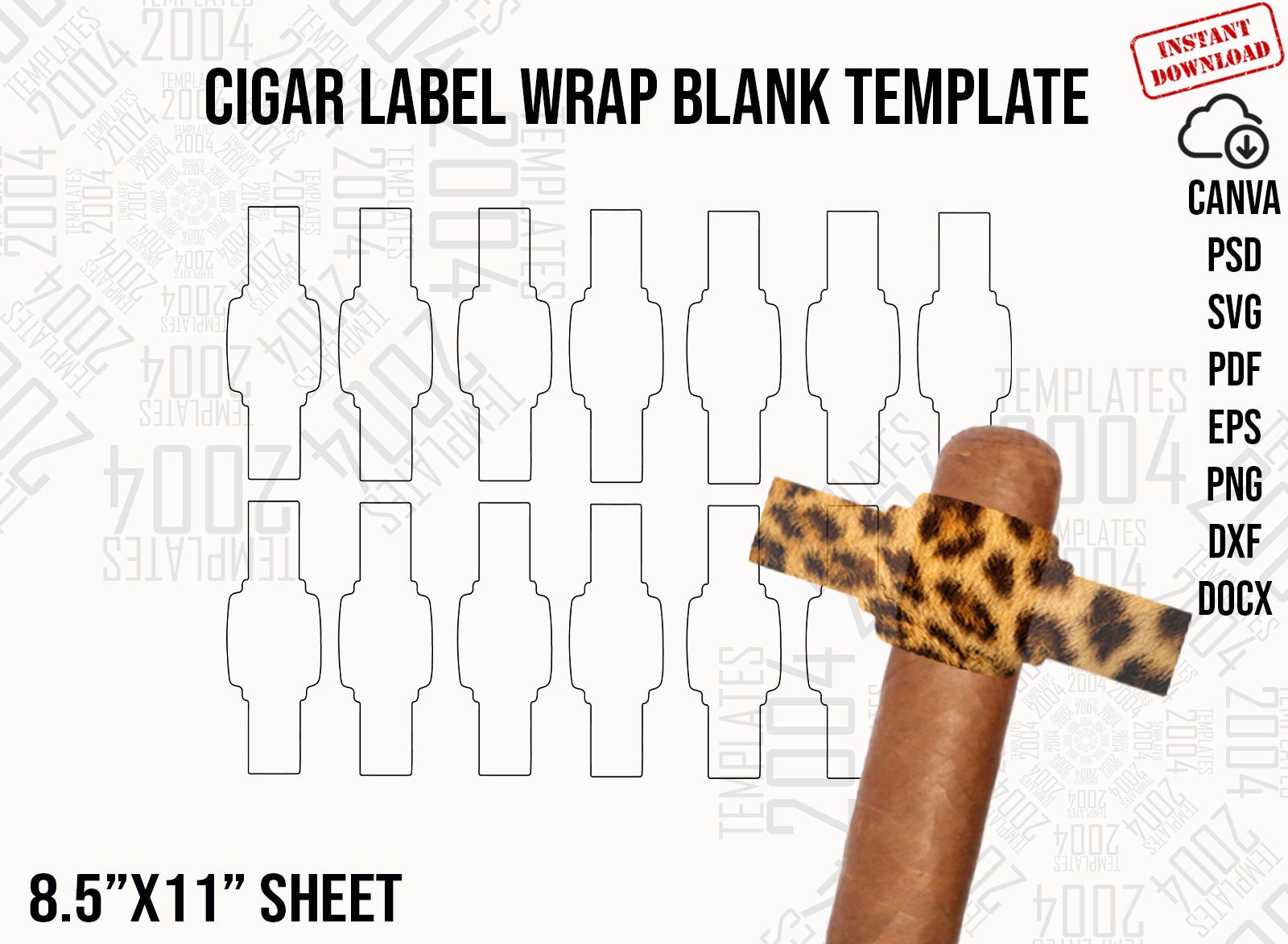 Cigar Label Template, Cigar Wrapper Template, Cigar Wrap Template Cigar Label Template, Cigar Wrapper Template, Cigar Wrap Template