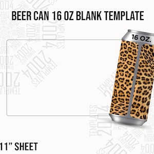 Beer Can 16 oz Label Template, Beer Can Template, Soda Can Svg, Beer Cans 473 ml Label Sticker, 8.5x11 sheet SVG, Dxf, Docx, Eps, Pdf, Png