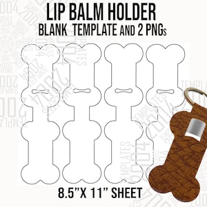 Lip Balm Holder Label Template, Chapstick Holder Keychain, Lip Balm Stickers, Lip Balm Labels Svg, Custom lip balm Labels, Dxf, Svg, Docx