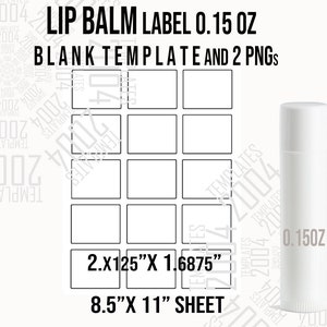 Lip Balm Label Template, Lip Balm Stickers, Lip Balm Labels Svg, Lip Balm Personalized, Custom lip balm Labels, Sheet Dxf, Svg, Docx, Eps