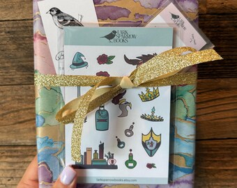 Fantasy Sticker Bogen | Buchliebhaber Journal Aufkleber