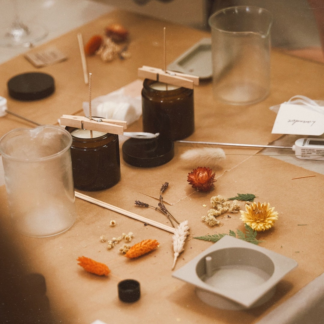 DIY Candle Making Set Hobby Candle Making Scented Candle Soy Etsy