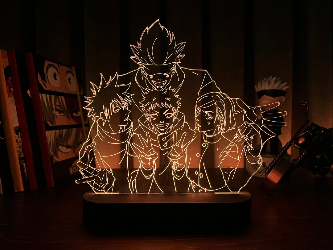 Anime Night Lamp, Christmas Night Light, Anime Led Light, 3D Anime
