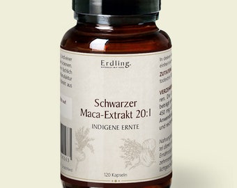 324,24 EUR/kg Schwarzes Maca-Extrakt 20:1 - 120 Kapseln