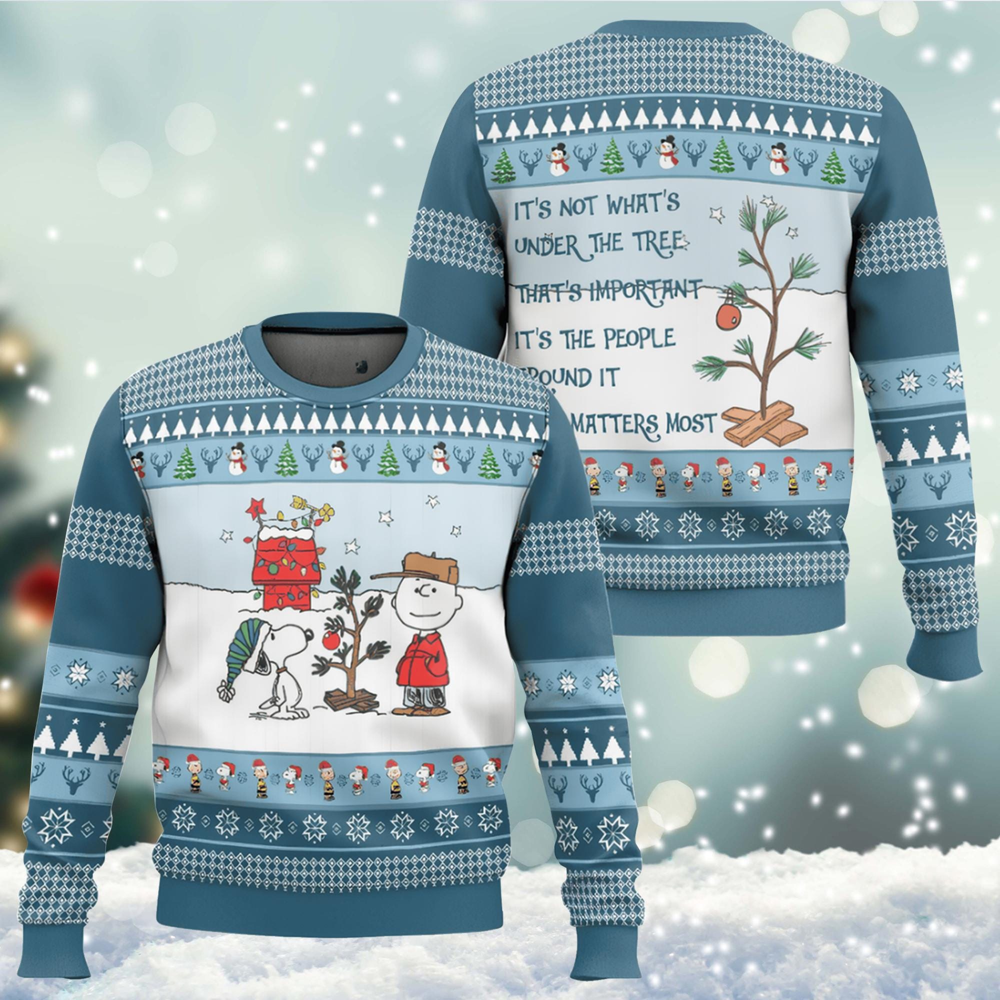 Peanuts christmas sweater