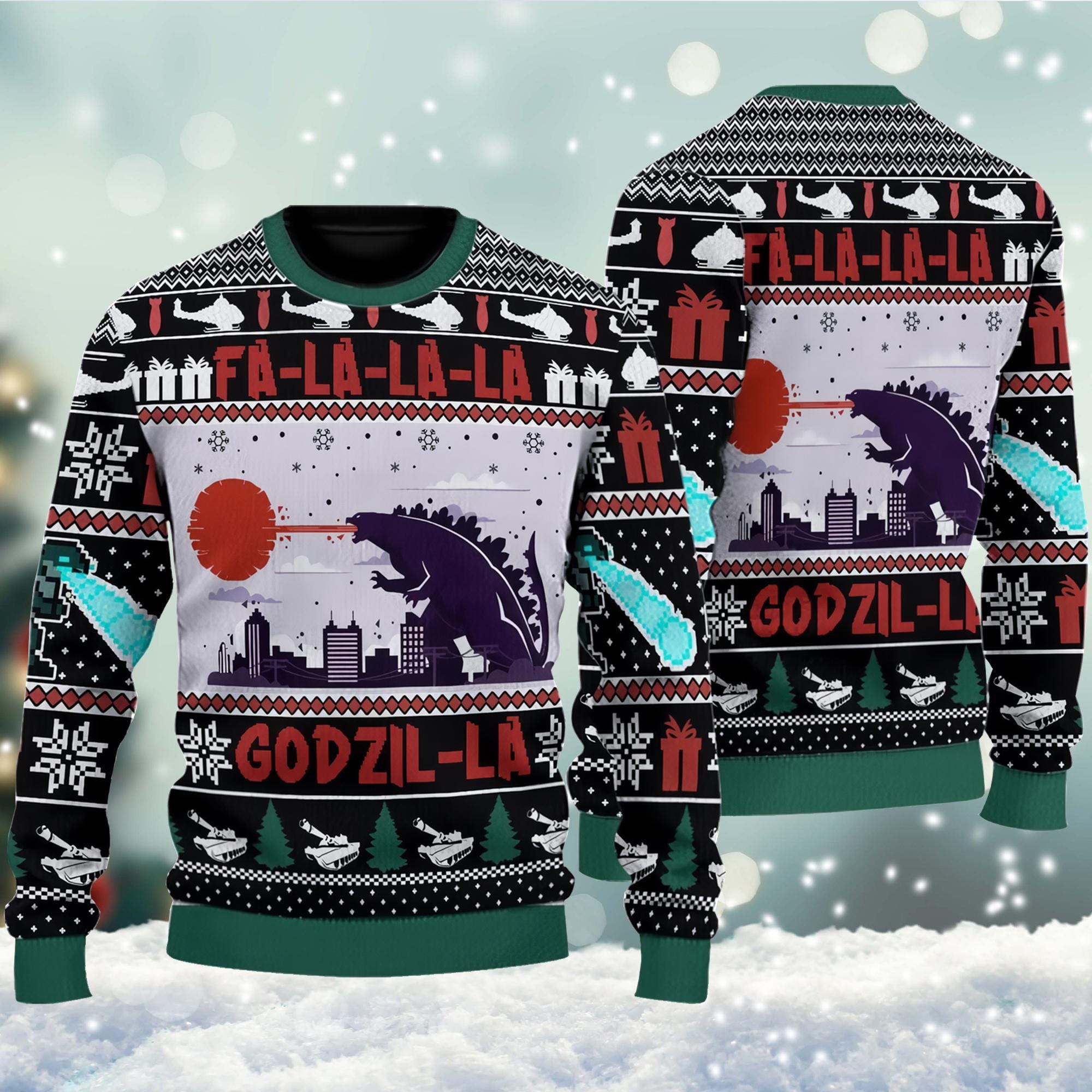 Godzilla christmas sweater España