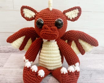 Crochet Dragon Pattern: Amigurumi Style (PDF Pattern)
