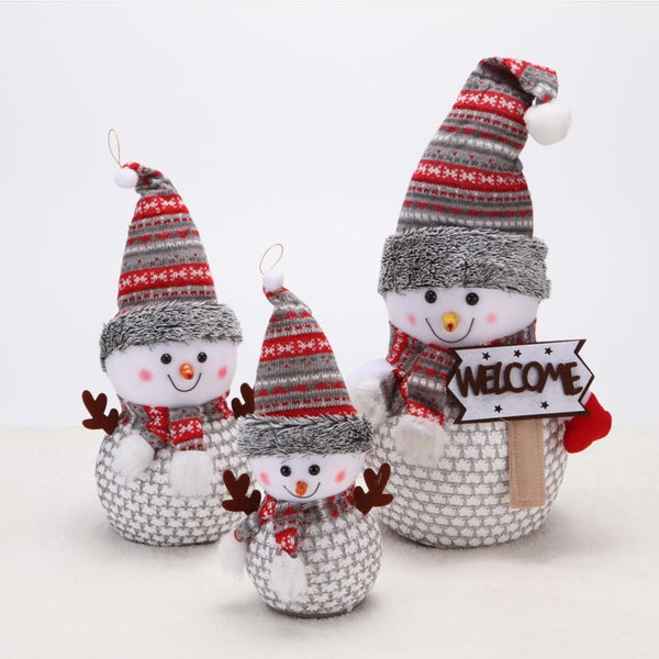 cNordic style ethnic style cute Christmas snowman