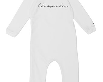 Lubalé | Chaosmaker pajamas with zipper zip organic cotton from Portugal in pastel tones: olive, mocha, beige, and white