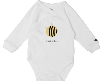 Lubalé | Cèst la bee wrap body organic cotton from Portugal white bee