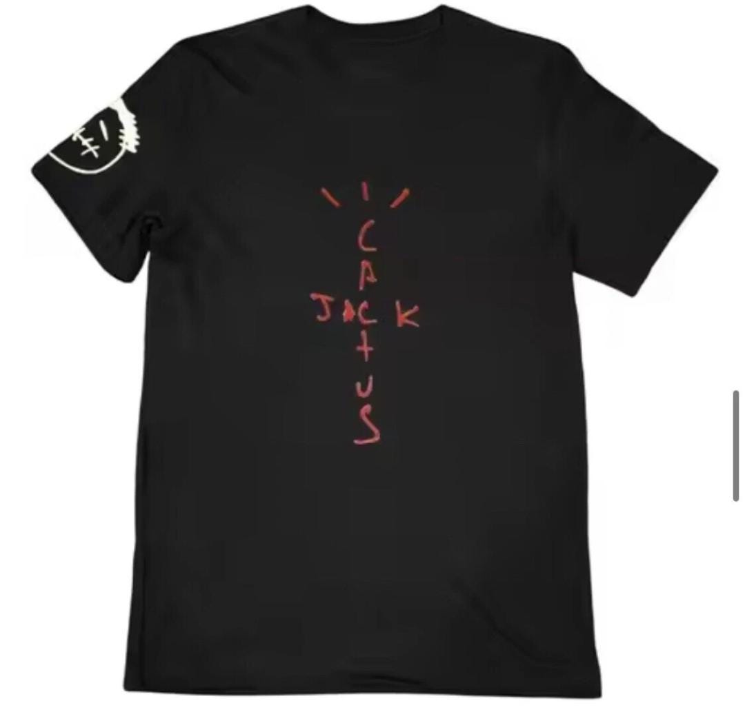 Cactus jack Travis Scott Tシャツ XXL 黒 Travis Scott 'cactus Jack' T- Shirt (S-2XL) W/ TAGS! *BRAND NEW