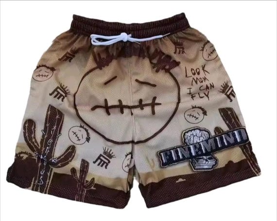 【新品】Cactus Jack “Sun Shorts” Brown Travis Scott Cactus Jack CJ CC Shorts Brown Men's - SS21 - US