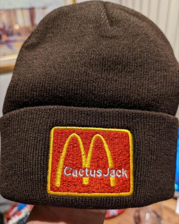 Travis Scott 'cactus Jack X Mcdonald's' 'im Loving It' Beanie Hat *brand  New* - Etsy Ireland