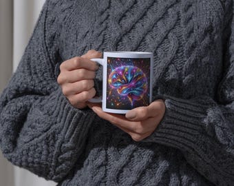Neurology Brain Mug, Unique Neuroscience Gift