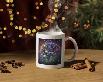 Colorful Brain Mug, Unique Neuroscience Gift