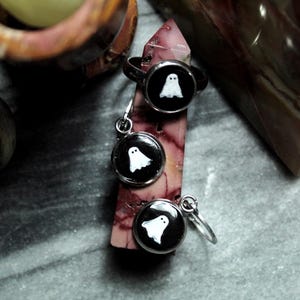 DISEÑO PERSONALIZADO - Conjunto de joyas pintadas a mano - (Diseño fantasma disponible)